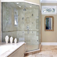 Neo angle shower glass screens